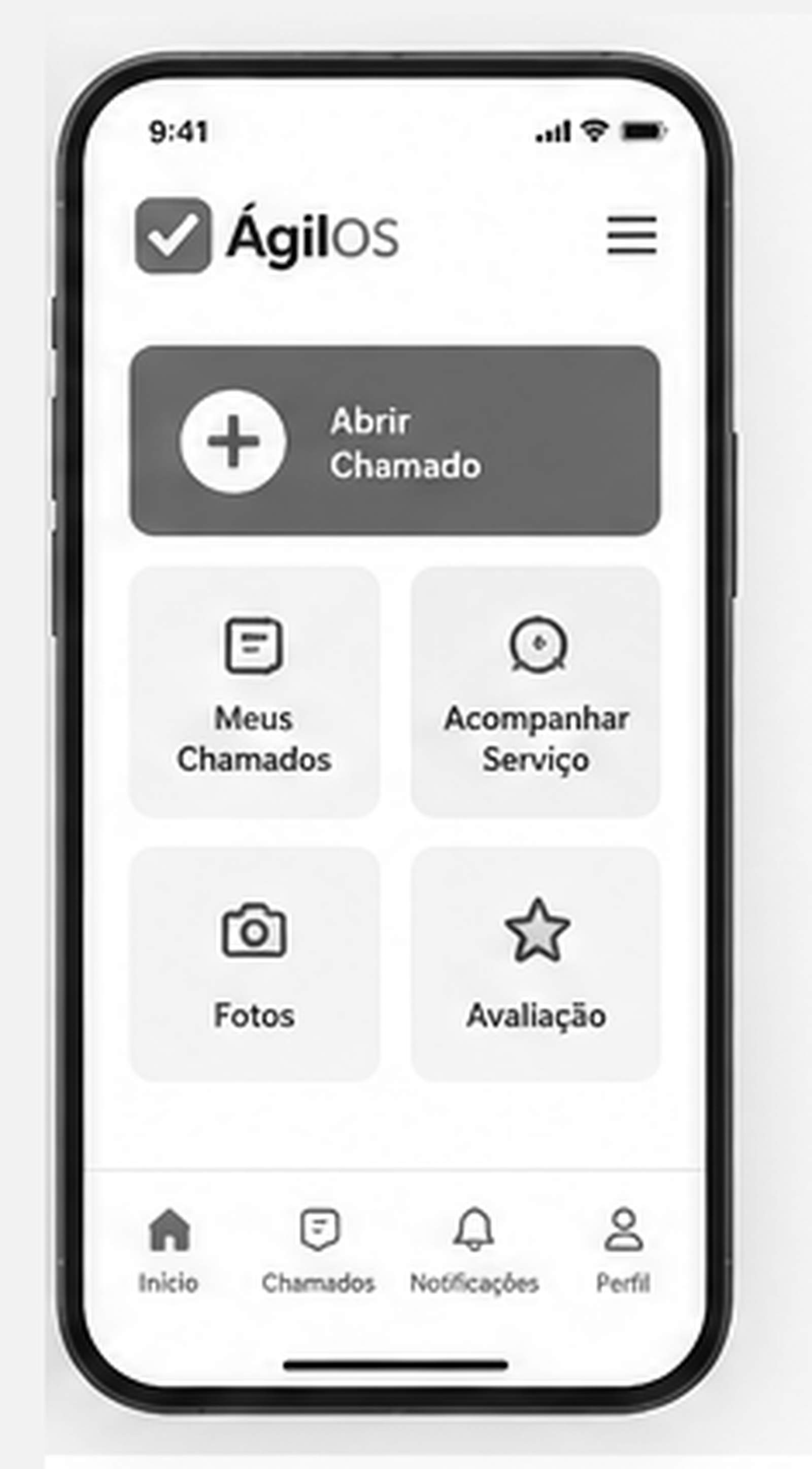 Aplicativo do cliente ÁgilOS